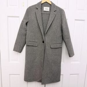 Genuine People Single Button Wool Coat (Size XS)